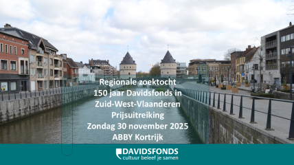 150 jaar Davidsfonds - prijsuitreiking regionale zoektocht